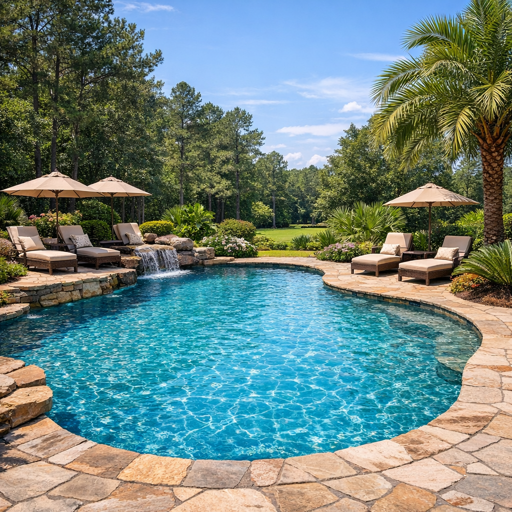 Swimming pool construction in Gainesville GA